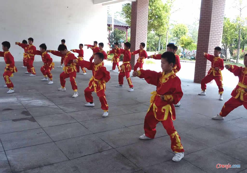 沭阳县中小学观摩活动-长庄小学武术展示